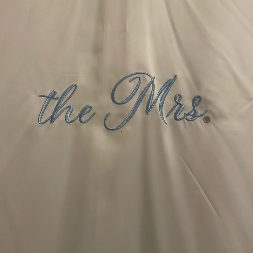 Bridal Satin Robe “the Mrs”